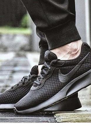 Кроссовки мужские nike tanjun black 812654-001 (оригинал)