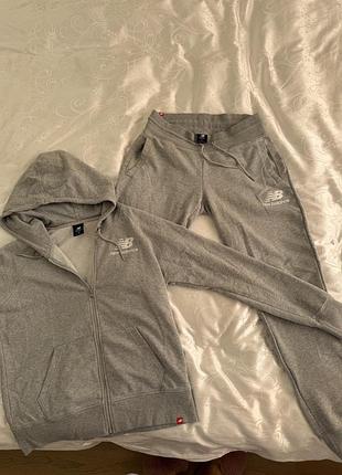 Костюм new balance, сірий меланж