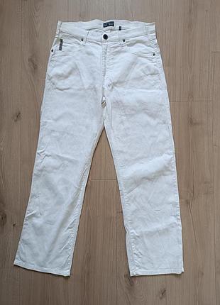 Льняные брюки armani jeans