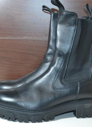 Hugo boss axel ch. bootie 40р ботинки челси полуботинки кожаные оригинал ботильоны