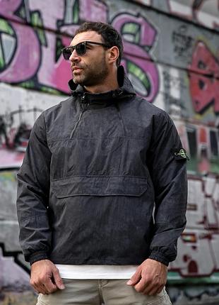 Анорак stone island, stone island анорак, вітрівка