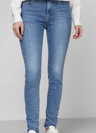 Джинси жіночі levi's 721 high rise skinny сині w25 l28