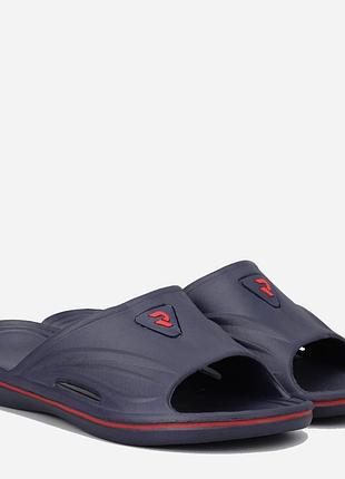 Р. 40-41 мужские новые спортивные шлепанцы radder (в расцветке navy/red)