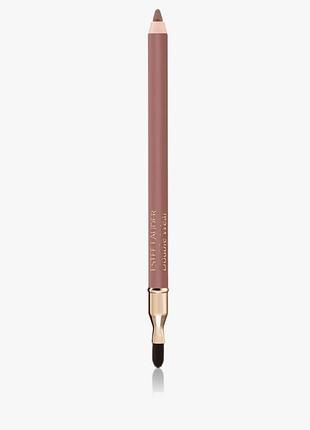 Стійкий олівець для губ з пензликом для розтушовки estee lauder