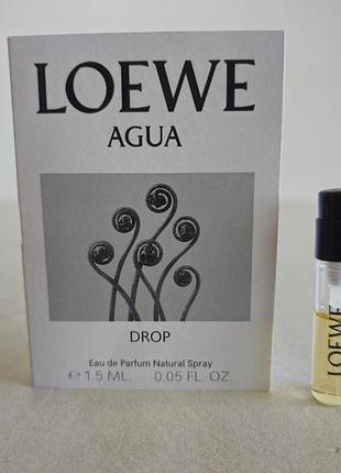 Loewe agua drop пробник