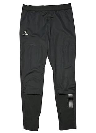 Спортивные зимние тайтсы лосины софтшелл salomon rs softshell pant gore-tex windstopper