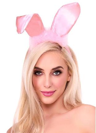 Ушки зайчика зайчик заяц обруч на голову halloween карнавал ролевый playboy