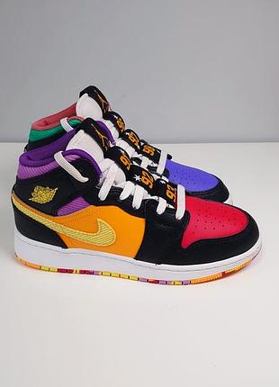 Кросівки nike air jordan 1 mid ss six championships fd1317-007 multi 36 р. оригінал