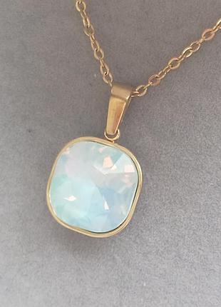 Кольє "sky blue opal" 10