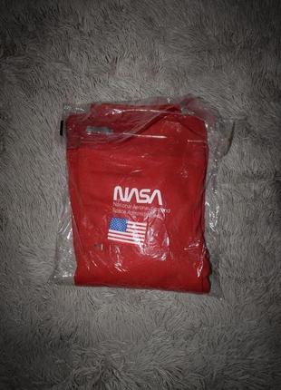 Свитшот кофта nasa красная мужская м goldi