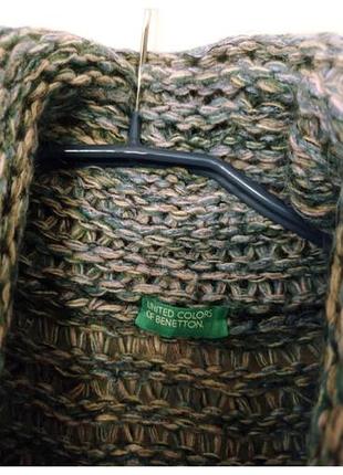 Вовняний кардиган benetton 6