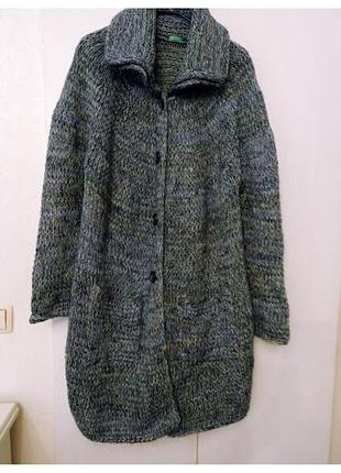 Вовняний кардиган benetton 2