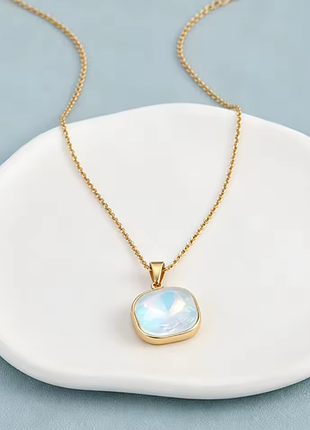 Кольє "sky blue opal"