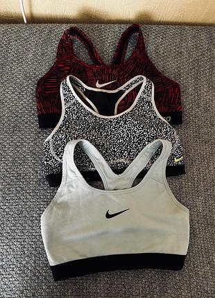 Nike комплект из 3х топов для тренировок,спорта