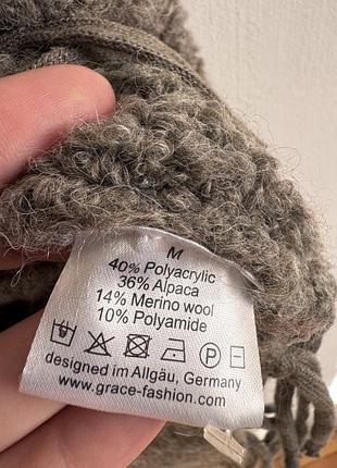 Пончо з альпакою 3