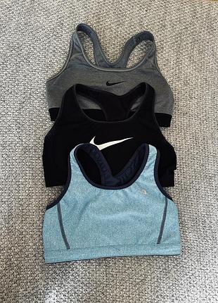 Nike комплект из 3х спортивных топов для тренировок