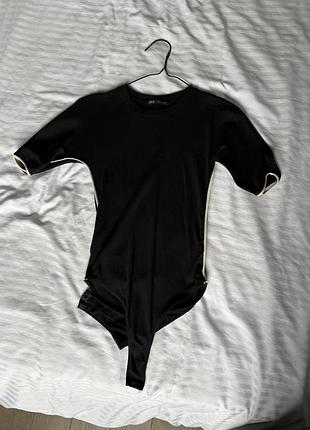 Жіноче боді zara чорне