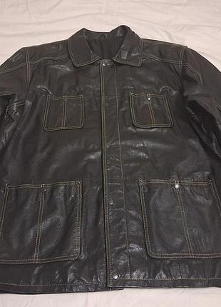 Мужская кожаная куртка i&amp;f vintage(размер xl)