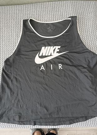 Майка чоловіча спортивна nike air сіра