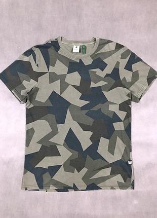 Футболка g-star raw - m - каме тишка мужская