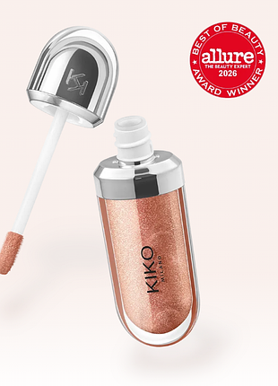 Блеск для губ kiko milano 3d hydra lipgloss - 18 oro perlato (000010-18)