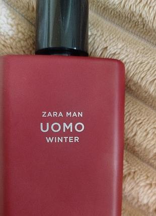Парфуми zara man uomo winter для чоловіків
