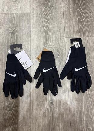 Рукавиці nike lightweight tech running gloves, у чорному кольорі , в розмірах s,m,l