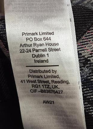 Стильный укороченный жакет primark в клетку 10