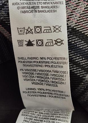 Стильный укороченный жакет primark в клетку 9