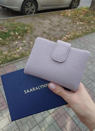Кошелек женский saralyn розовый маленький эко-кожа