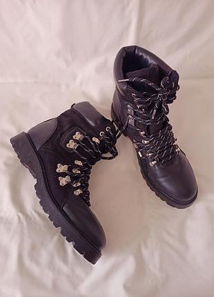 Черные женские ботинки primark 7 40
