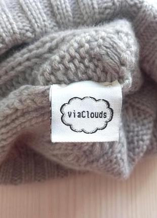 Тепла кашемірова шапка via clouds 7