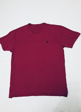 Футболка polo ralph lauren бордова оригінальна чоловіча
