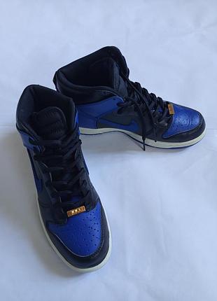 Nike dunk high "black / old royal"