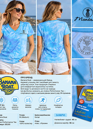 Жіноча футболка banana boat montauk/m