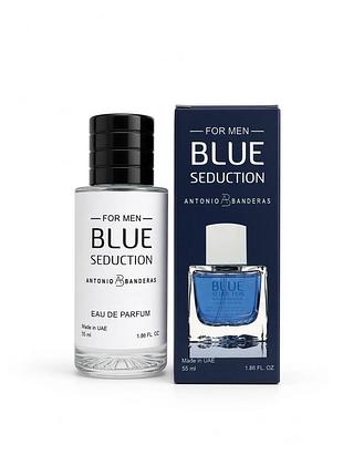 Духи мужские antonio banderas blue seduction тестер 55 мл парфюм антонио бандерас блю седакшн