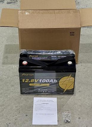 Акумулятор lifepo4 foursun kmwthundher 12.8v 100ah