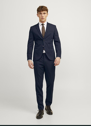 Костюм чоловічий jack & jones jprfranco, темно-синій, розмір 50