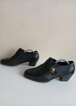 Туфли кожаные rieker. 38 размер