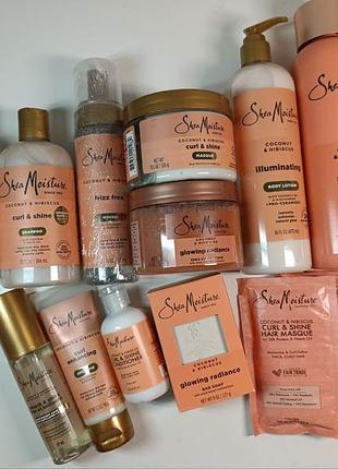 Sheamoisture coconut and hibiscus curl & shine