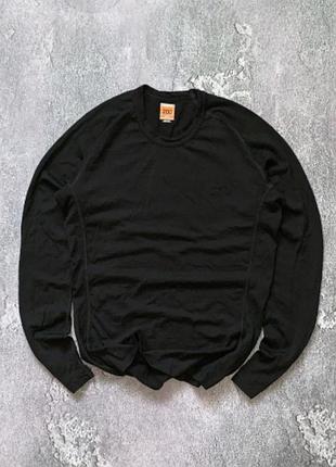 Icebreaker l merino bodyfit 200 long sleeve sweatshirt sweater black