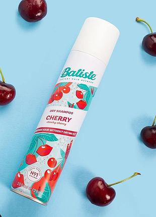 🍒оригінал 200ml. batiste fruity & cheeky cherry сухий шампунь для об'єму та блиску