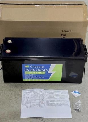 Акумулятор cheapig lifepo4 24v 100ah з bms
