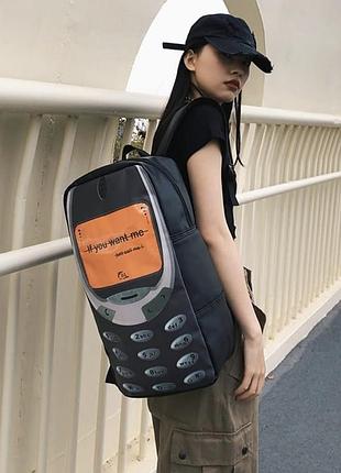 Міський рюкзак у стилі легендарного телефону nokia 3310,
