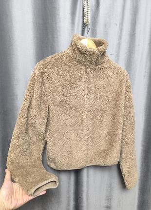 Теплая и стильная кофточка тедди - h&amp;m