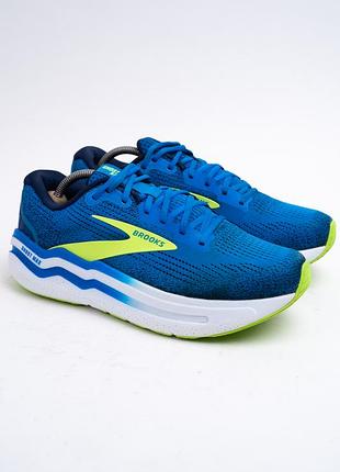 Кроссовки беговые brooks ghost max 2 сине зеленые мужские размер 44