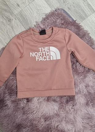 Кофта для дівчаток the north face рожева флісова