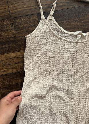 Сукня міді жіноча h&m бежева 4