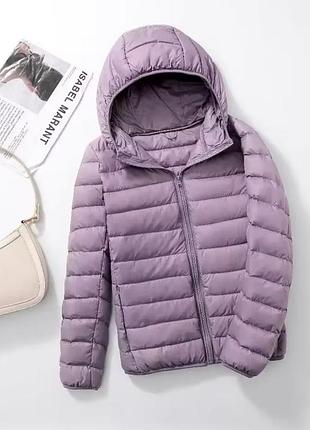 Жіночі ультралегкі теплі куртки (розміри 5xl, 6xl, 7xl), що компактно складаються — новинки 2026 року — коротка приталена пухова куртка