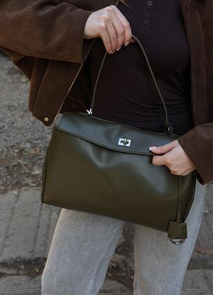 Сумка rodeo large olive/silver